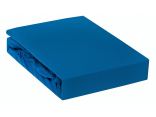 Prześcieradło Jersey z gumką szafirowe 90x200     010